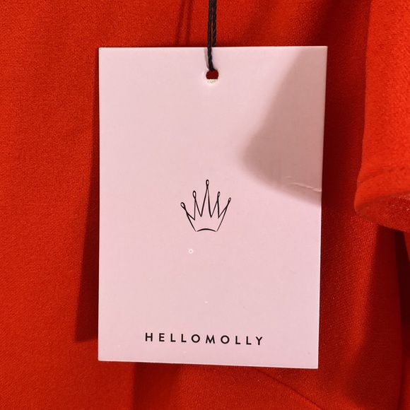 Hello Molly TAKE CHANCES DRESS RED. Mini Dress Size 4 - Picture 6 of 9
